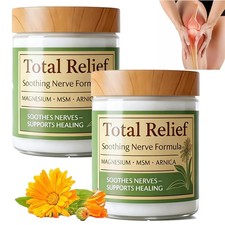 2x Total Relief Magnesium Cream, Nerve Relief Magnesium Soothing Cream US picture