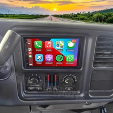 Android 15 Apple Carplay Car Radio GPS For 2003-2006 Chevy Silverado 1500 2500 picture