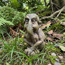 Gothic Troll Resin Statue Goblin Figurine Indoor Outdoor Garden Decor Ornament picture