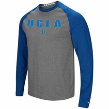 Colosseum Men's UCLA Bruins NCAA-Buzzer Beater- Long Sleeve Raglan T-Shirt-SZ L picture