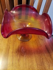 Vintage Mid Century Modern Glass Bowl picture