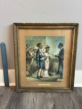 Vintage 1916 Wedding Ceremony Framed Print John Delve Illustration picture