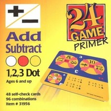 NEW 24 GAME Math PRIMER ADD SUBTRACT 48 Cards and Instructions- picture