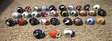 Vintage 1997 Riddell Pocket Pro NFL Mini Helmets Lot Oilers Jets Ravens picture