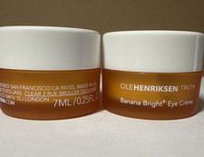 PACK OF 2 OLE HENRIKSEN Banana Bright Eye Creme Cream 0.25 fl.oz. 7.5 ml NWOB picture