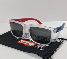 SPY Helm Matte Blue & Red PROMO Sunglasses Men Women Ken Block Smoke Lenses picture