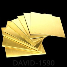 1pcs CuZn40 C28000 Brass Metal Sheet Plate Brass Sheet Bar Thickness 0.8mm - 6mm picture