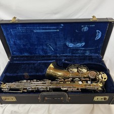 Vintage F.E. Olds Parisian Ambassador Alto Saxophone Made In France w/ Case picture