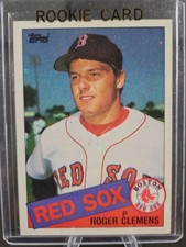 Topps 1985 Topps Roger Clemens Boston Red Sox Base Set Card #181 picture