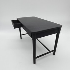 1/6 Scale Doll Furniture Desk Black Two Drawer Crafting Worktable Barbie Diorama picture