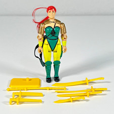 Vintage 1993 GI Joe Ninja Force Scarlett V2 100% Complete ARAH Loose Leg Joint picture