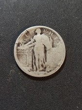 1916 - 17 Standing Liberty Quarter Type 1 No Date Variety Low Mintages picture