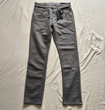 NWT VGB Vintage Genes Black French Terry Denim Jeans Slim Fit Mens 30x30 Taupe picture