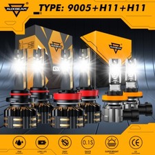 For Ram 1500 2500 3500 2020 2021 2022 AUXBEAM Canbus LED Headlight Fog Bulbs GX picture