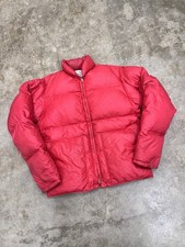 Vintage 1960’s 70’s REI Down Filled Jacket Red Men’s Dual Zipper Outdoor picture