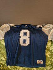 Wilson Dallas Cowboys Troy Aikman 1990s Vintage NFL Football Jersey Size 50 picture