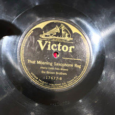 Victor 78 RPM Record #17677-B Six Brown Brothers - That Moaning Saxophone Rag picture