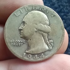1944-D Washington Quarter Coin #J10 picture