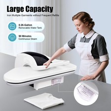 Intelligent Steam Press with Touch Screen, 5 Fabric Modes, 1600W Power picture