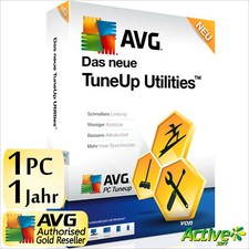 TuneUp Utilities 2026 1 PC Full Version AVG PC TuneUp Performance UE German NEW picture