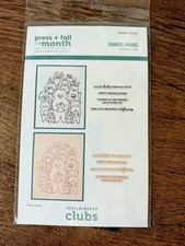 SPELLBINDERS BetterPress/Foil Plate Club Limited Thankful Friends Sep 26 picture