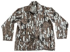 VTG SafTbak Button Up Trebark Camo Shirt Jacket Mens LARGE Lightweight Hunting picture