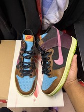 Undefeated x Nike Dunk NL High Blue Size 9.5 Clean Condition picture