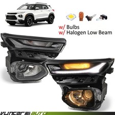 For Chevy Trailblazer 2021 2022 2023 Halogen Headlights w/ LED DRL Left & Right picture