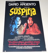 Suspiria Dario Argento 1977 Goblin French Rare Horror Poster Promo 19