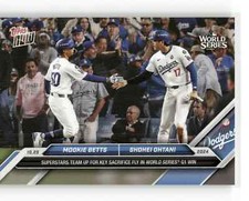 SHOHEI OHTANI / MOOKIE BETTS World Series 2024 Topps Now #865 Dodgers, PR: 9005 picture