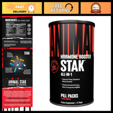 Natural Testosterone Booster Supplement - 21 Pill Packs for Muscle Growth & Ener picture