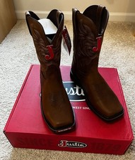 NEW Justin® Men's Handler Brown   Work Boots SE4824 Size 11 EE  picture