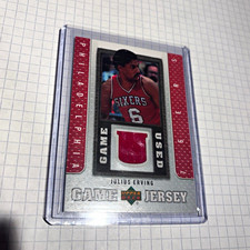 Upper Deck 2007-08 Julius Erving 76ers Game Jersey MEM Insert #GJ-JE picture
