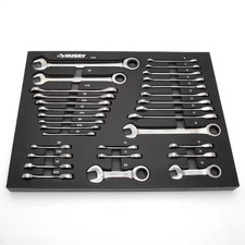 SAE and Metric Ratcheting Wrench Set in EVA Tray (30-Piece) picture