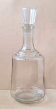Vintage USSR Soviet KGB Narkomovskiy Carafe. Decanter Glass Faceted. VERY RARE  picture