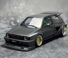 OTTO 1/18 Volkswagen GOLF II GTI 2nd Golf 2 Gray Resin Car Model OT476 picture