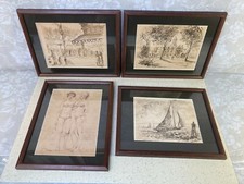 4 Joseph Sheppard Prints of Maryland Scenes Framed & Matted (Set #2 of 2) picture