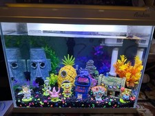 Bring Bikini Bottom to Life with SpongeBob Aquarium Ornament Set � 6 Pieces picture