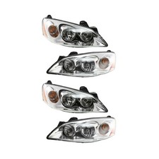 2 Set Headlight Set for Pontiac G6 2005-2010 Driver Passenger Side Bulb picture