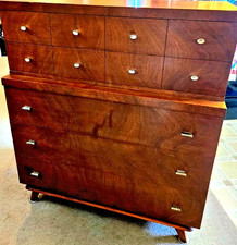 VINTAGE THOMASVILLE CHAIR COMPANYSOLID CHERRY WOOD CHESTOFDRAWERS355 DOVETAILED picture