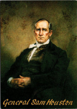 General Sam Houston Battle San Jacinto Texas Governer Portrait Postcard Print picture