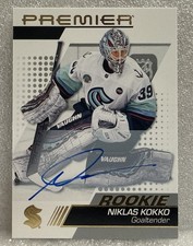 Upper Deck 2025-26 Premier Hockey Niklas Kokko Rookie Auto #136 picture