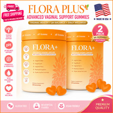 Flora Plus 2 Pack Advanced Vaginal Support Gummies 30 Ct Each, Vaginal Health, p picture
