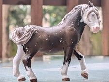 Custom Schleich Wild island pony mare | Altered to a Bay snowflake appaloosa picture