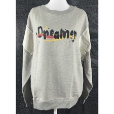 NWT Vintage Canvas Dreamer French Terry Sweatshirt Gray Relaxed Fit SZ Medium picture