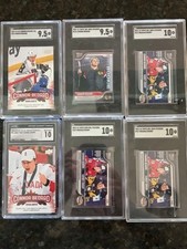 2023-2024 6 Card Connor Bedard Graded Lot 10's and 9.5 picture
