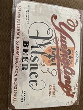 “Since 1829”Yuenglings Pilsner Beer Pottsville, PA Metal Sign 11.8”x7.9” picture