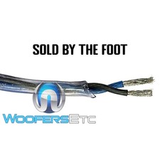 PER FOOT OF KICKER SW16 OFC COPPER TWISTED TINNED 16 GAUGE SPEAKER CABLE WIRE picture
