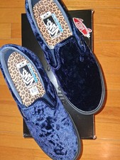 VANS Vault Classic Slip-On V x Noon Goons Velvet Blue/Black US 9.5 picture