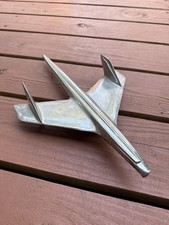 Vintage 1955 Chevy Bel Air Hood Ornament Original OEM GM Jet Plane Bird 3709685 picture